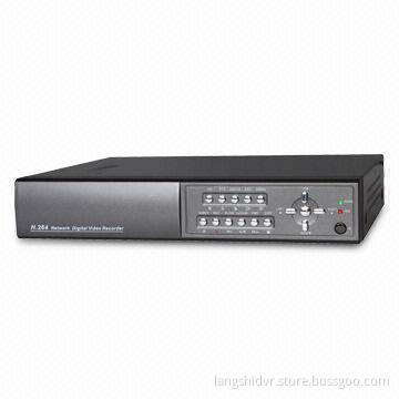Network DVR with 4CH Full D1 Real-time, 4-channel Audio/Free DDNS/4CH Playback/Mobile View/VGA/PT